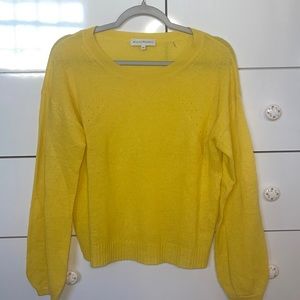 Yellow, lightweight sweater. Size XS.